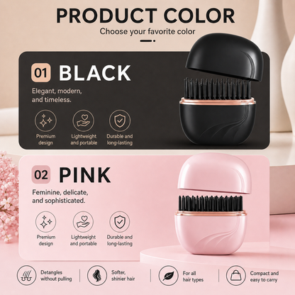 Portable Hair Straightening Brush